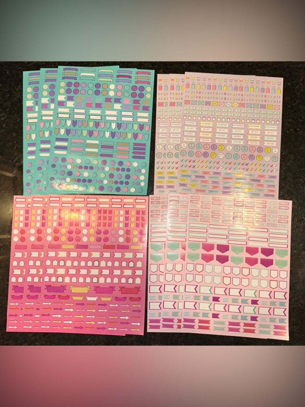 🆕 Bundle of Planner Sticker Sheets